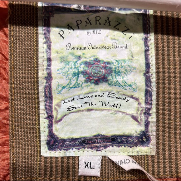 Paparazzi Floral Embroidered Blazer Where There Is Love Boho Blazer XL - Picture 5 of 14